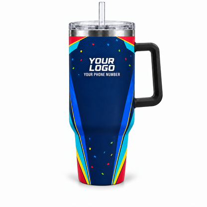 PRN029 personalized tumbler 40oz front product mockup