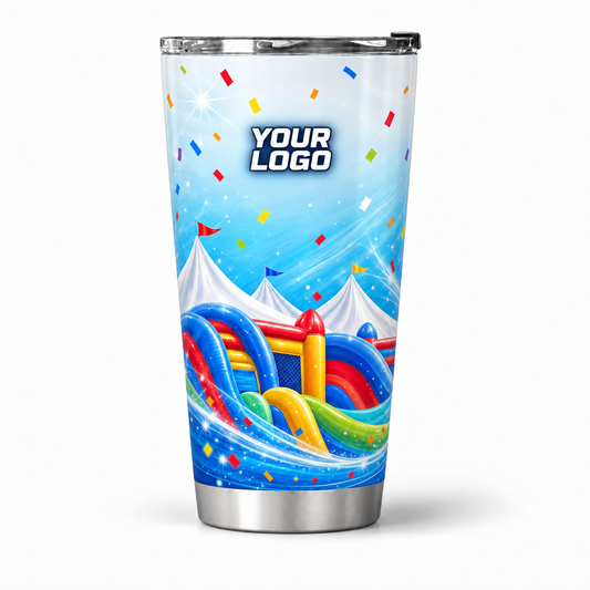 PRN030 personalized tumbler 20oz front product mockup