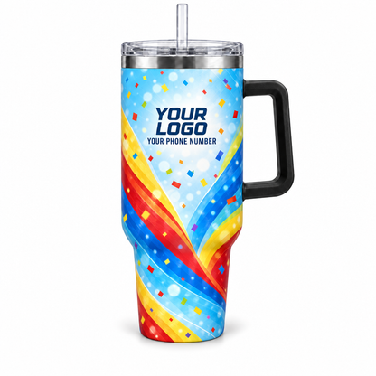 PRN031 personalized tumbler 40oz front product mockup