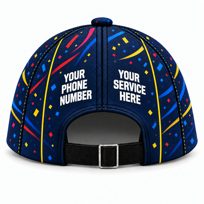 PRN032 personalized cap back product mockup