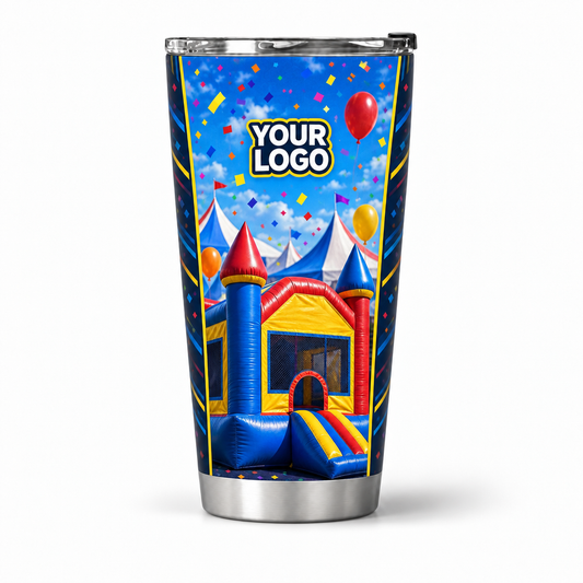 PRN032 personalized tumbler 20oz front product mockup