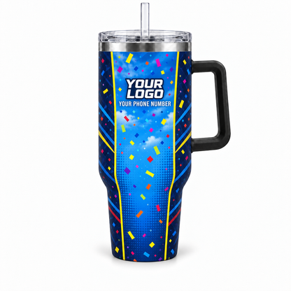 PRN032 personalized tumbler 40oz front product mockup