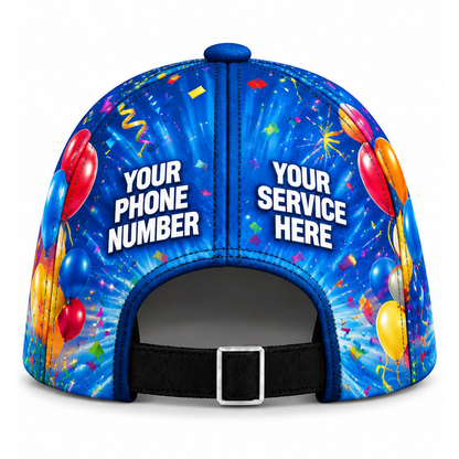 PRN033 personalized cap back product mockup