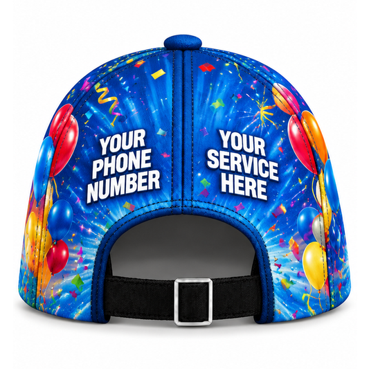 PRN033 personalized cap back product mockup