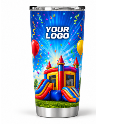 PRN033 personalized tumbler 20oz front product mockup