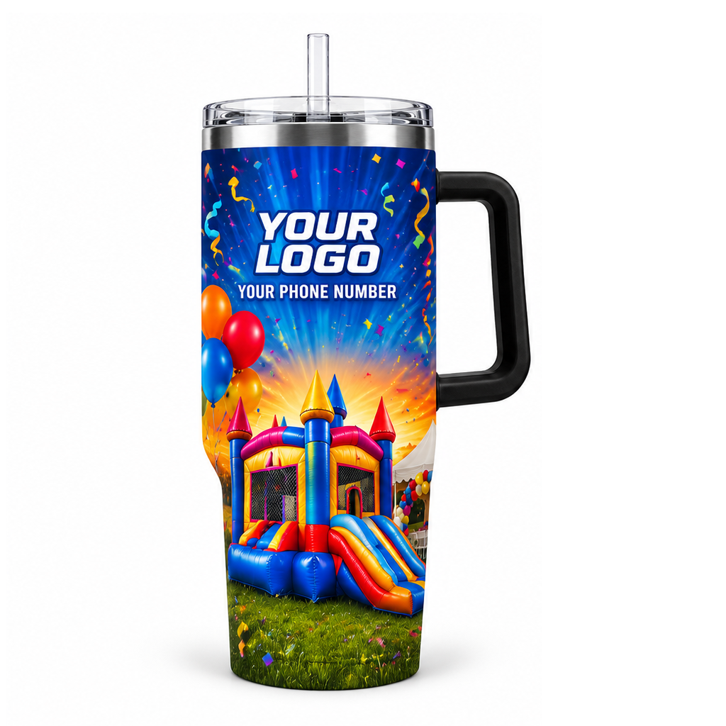 PRN033 personalized tumbler 40oz front product mockup