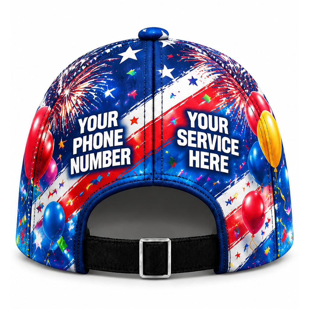 PRN035 personalized cap back product mockup
