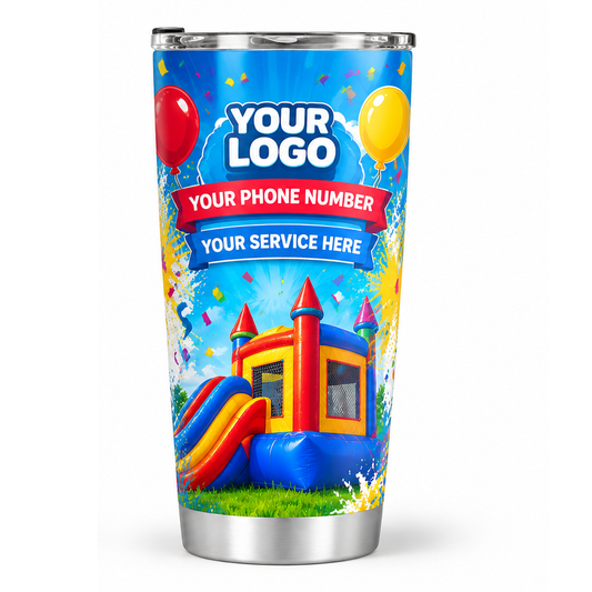 PRN036 personalized tumbler 20oz back product mockup