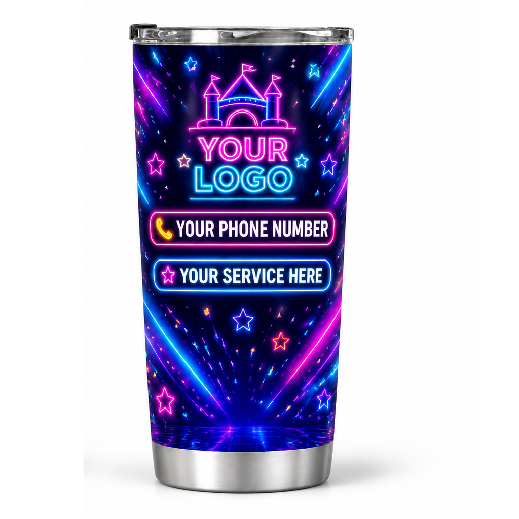 PRN037 personalized tumbler 20oz back product mockup