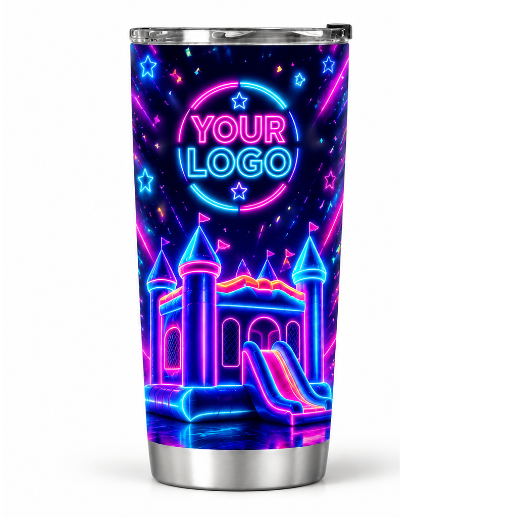 PRN037 personalized tumbler 20oz front product mockup