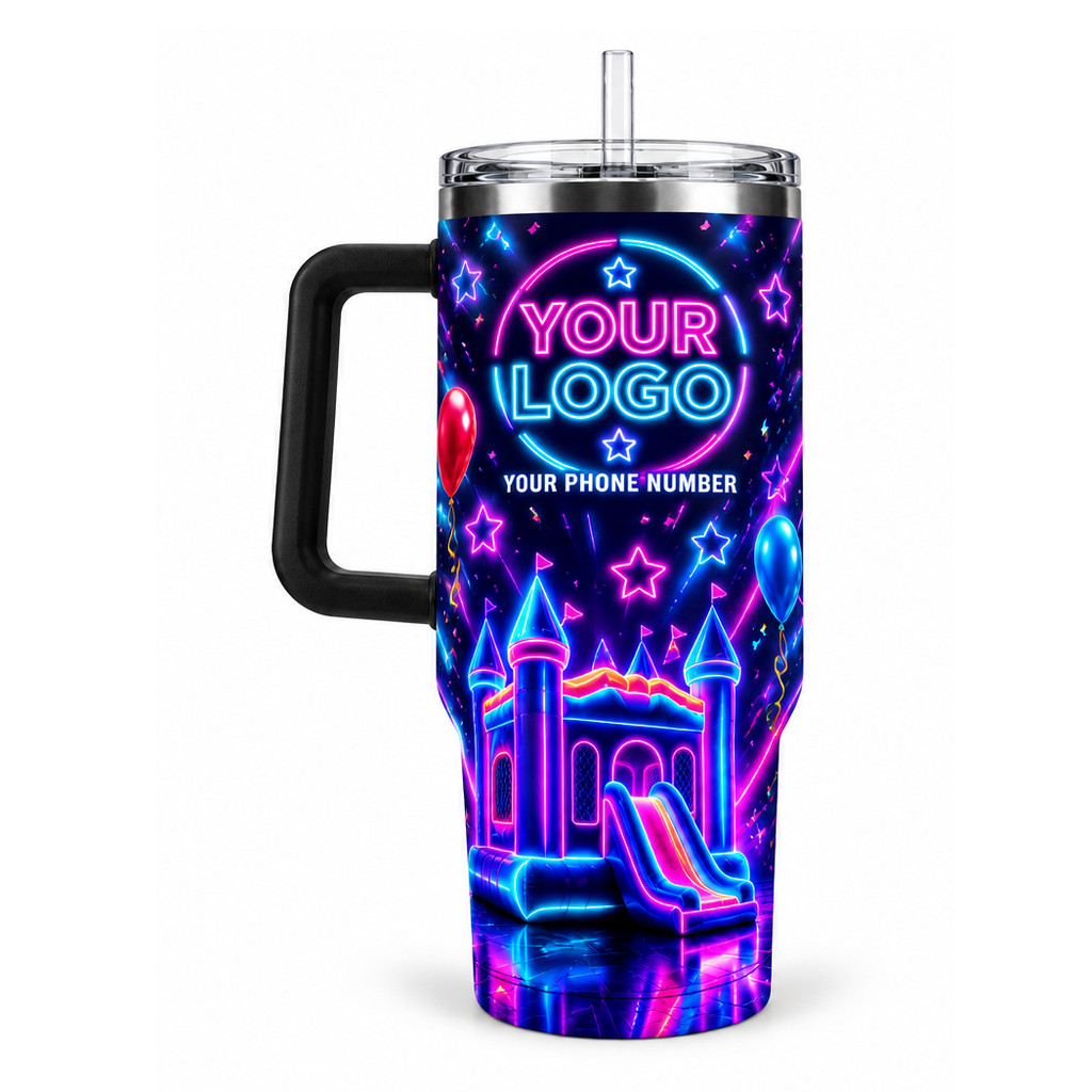 PRN037 personalized tumbler 40oz front product mockup