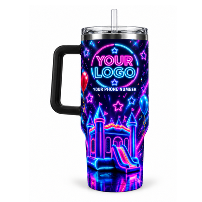 PRN037 personalized tumbler 40oz front product mockup