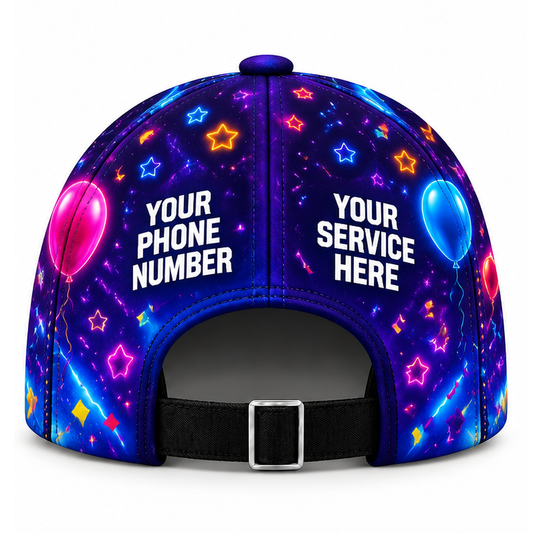 PRN038 personalized cap back product mockup