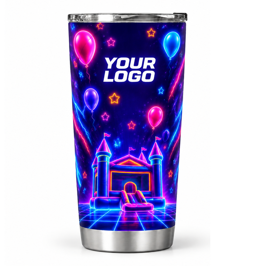 PRN038 personalized tumbler 20oz front product mockup
