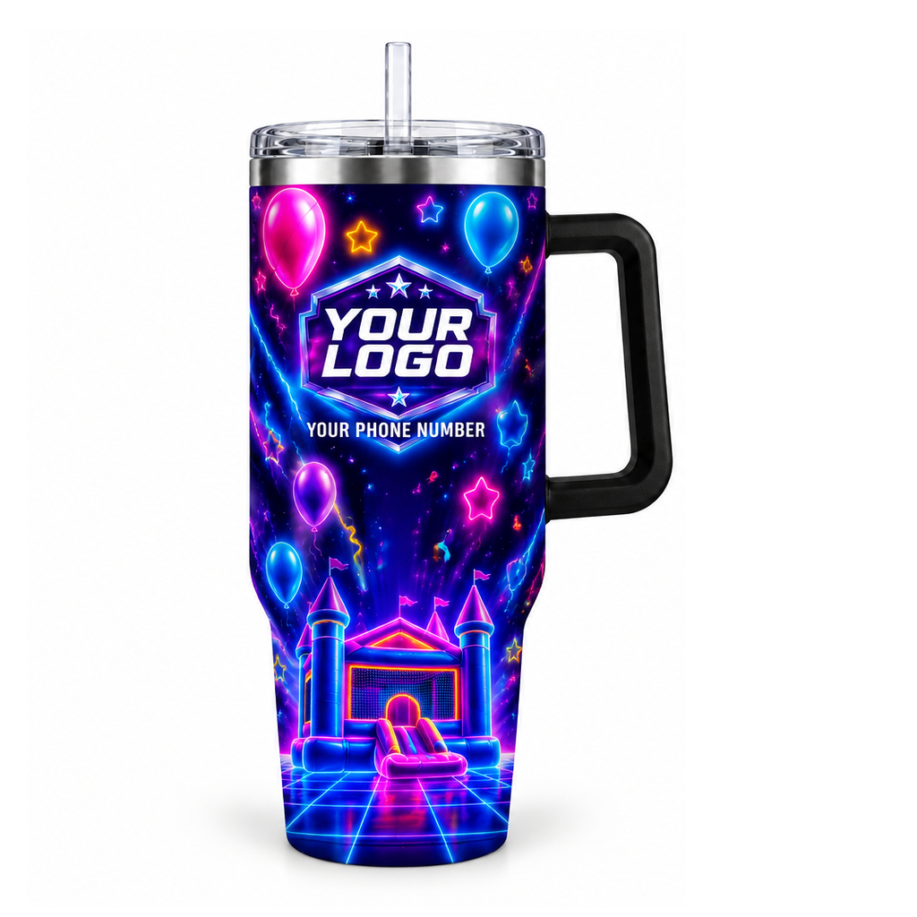 PRN038 personalized tumbler 40oz front product mockup