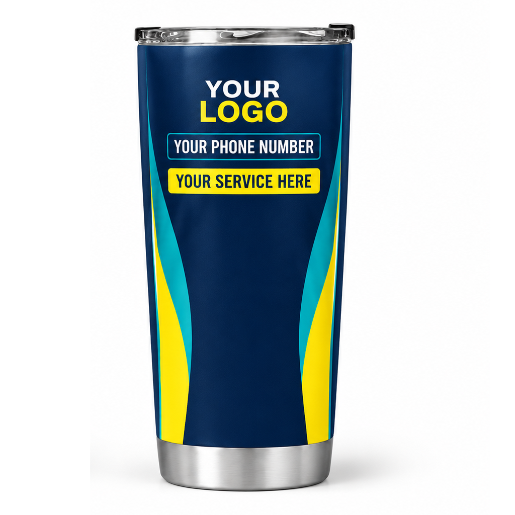 PRN039 personalized tumbler 20oz back product mockup