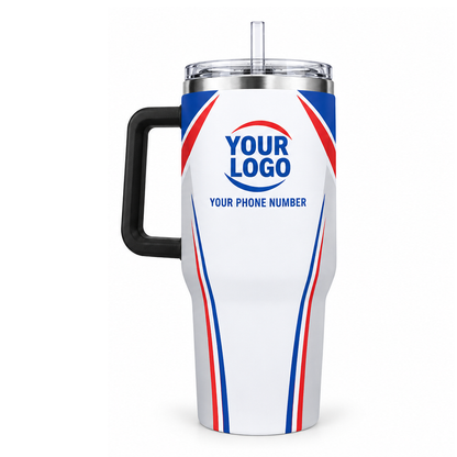 PRN040 personalized tumbler 40oz back product mockup