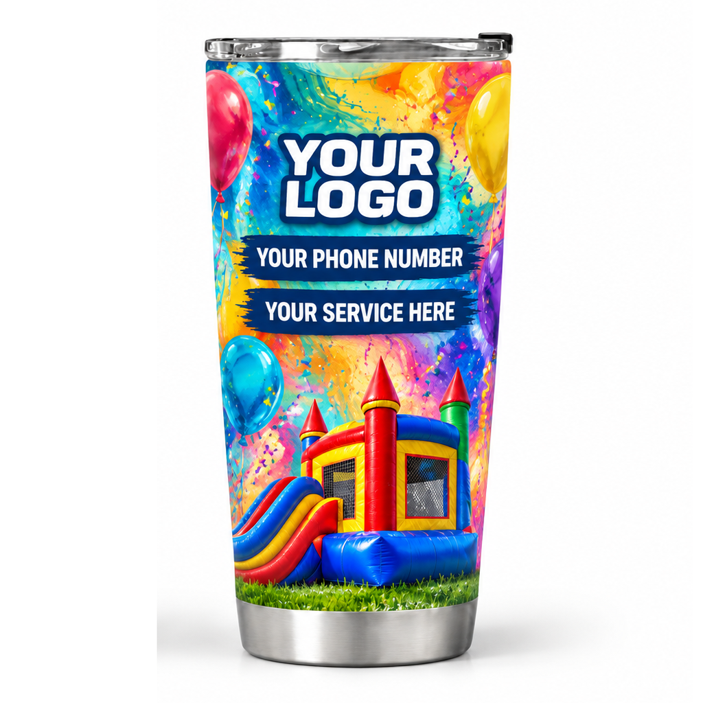 PRN041 personalized tumbler 20oz back product mockup