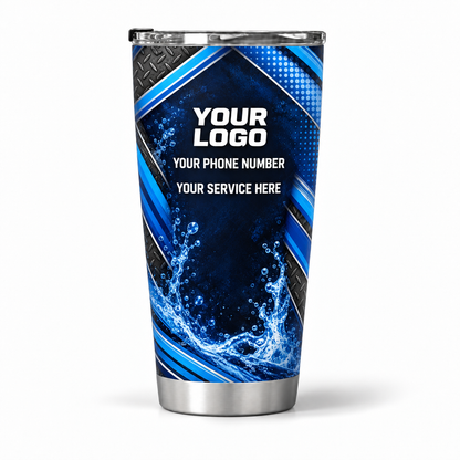 PSN002 personalized tumbler 20oz back product mockup
