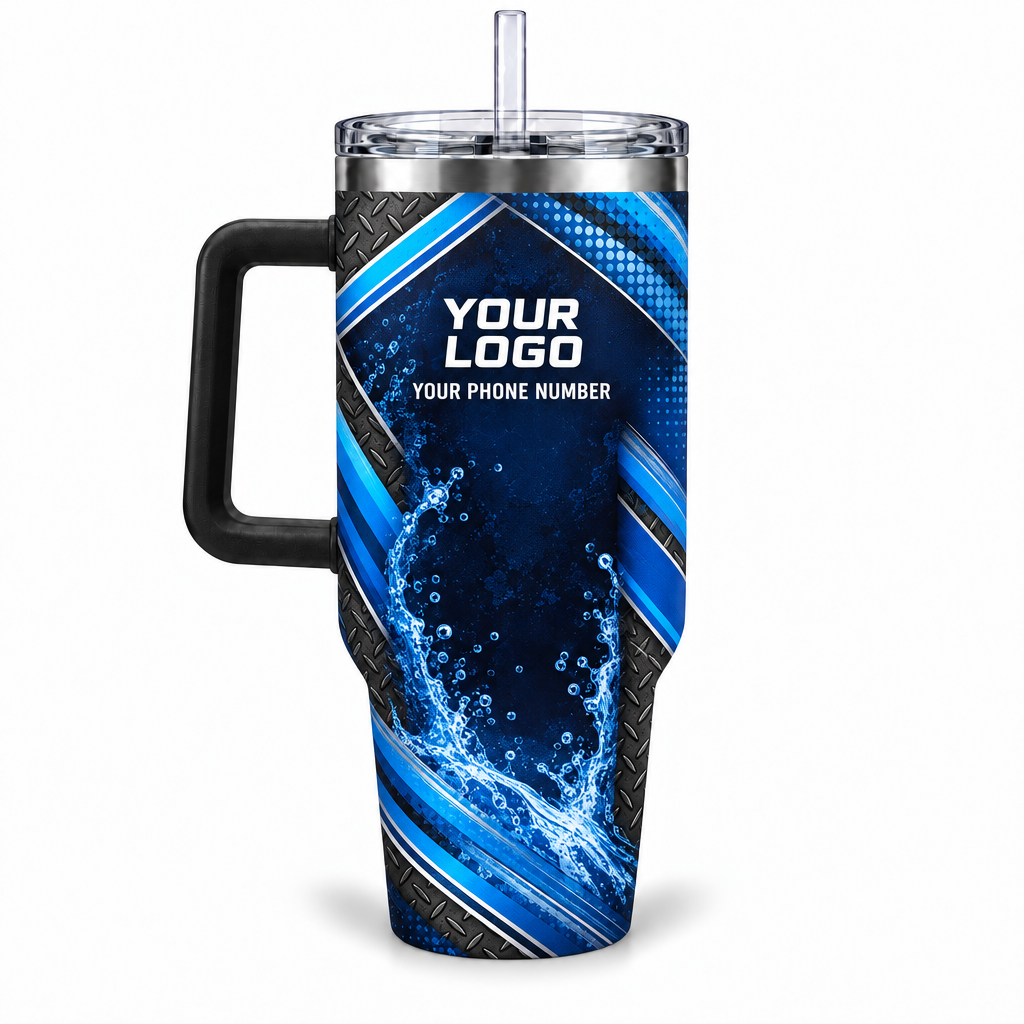 PSN002 personalized tumbler 40oz back product mockup