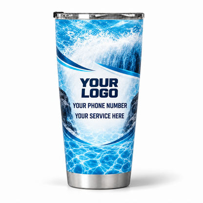 PSN003 personalized tumbler 20oz back product mockup