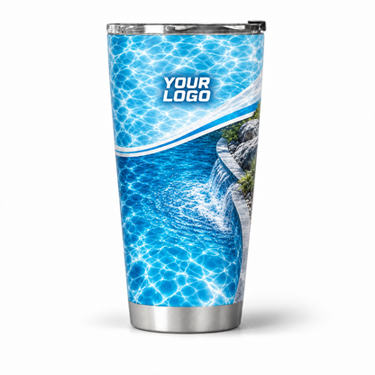 PSN003 personalized tumbler 20oz front product mockup