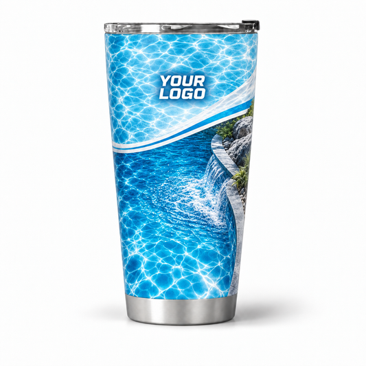 PSN003 personalized tumbler 20oz front product mockup