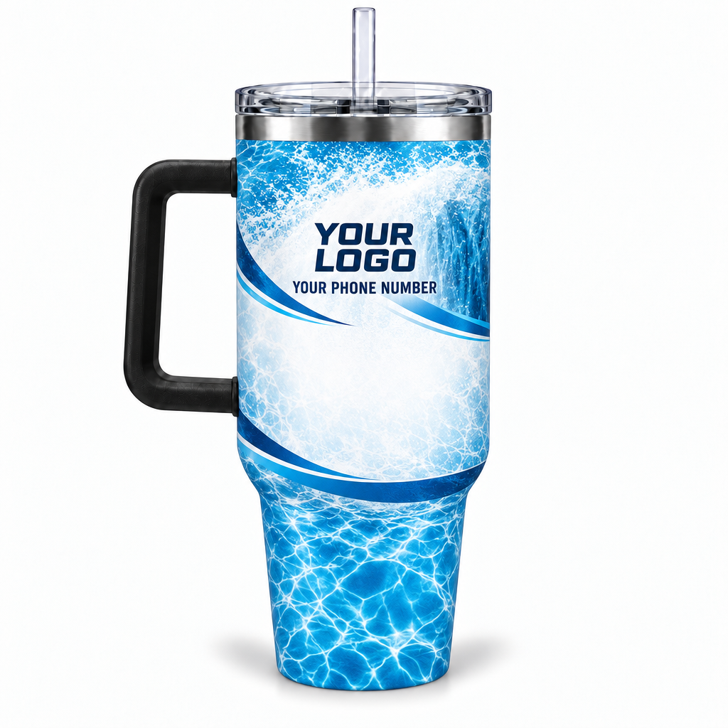 PSN003 personalized tumbler 40oz back product mockup