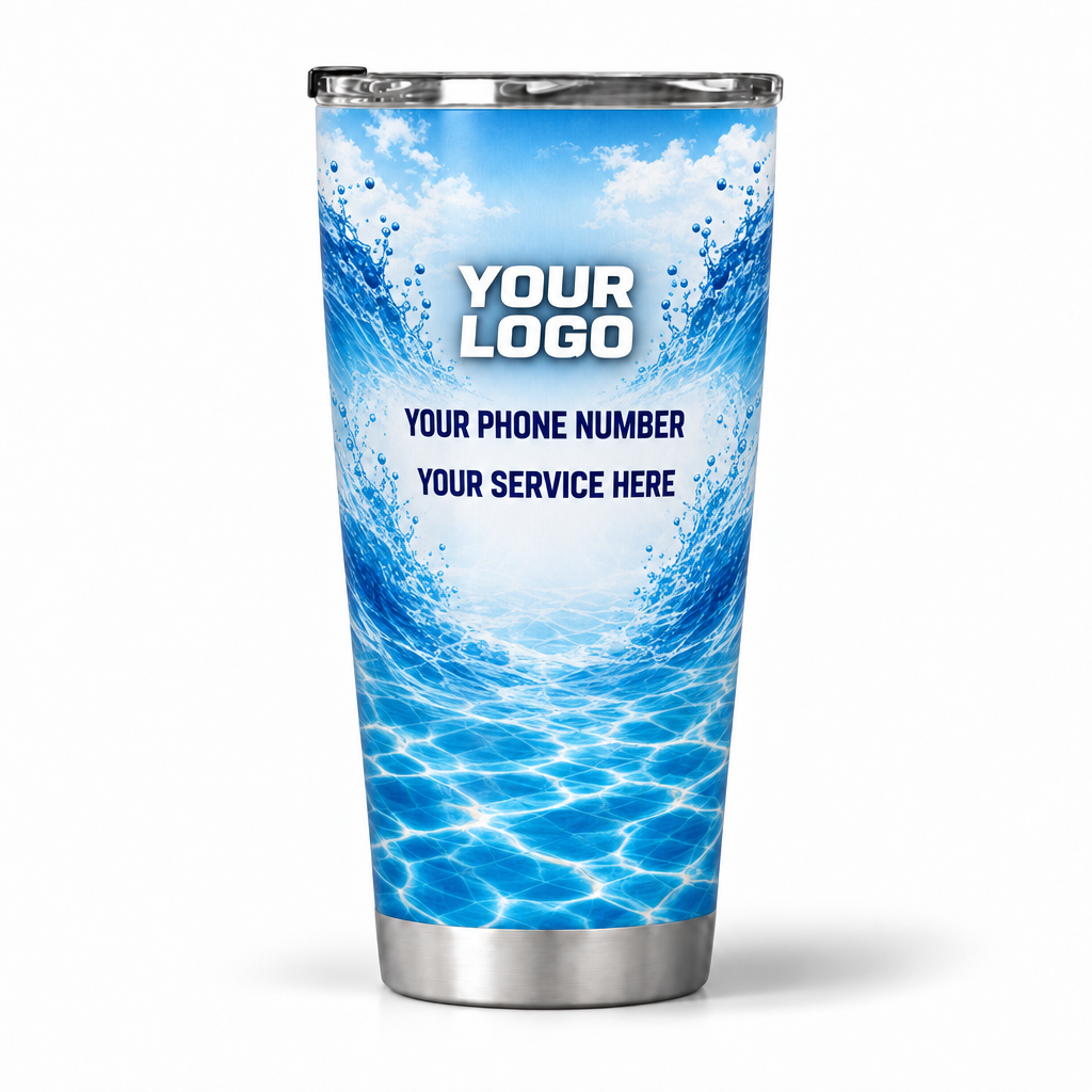 PSN004 personalized tumbler 20oz back product mockup