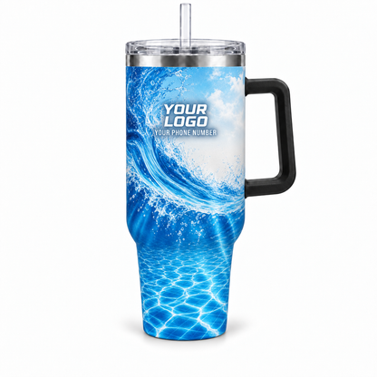 PSN004 personalized tumbler 40oz front product mockup