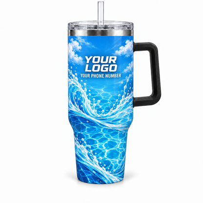 PSN005 personalized tumbler 40oz front product mockup