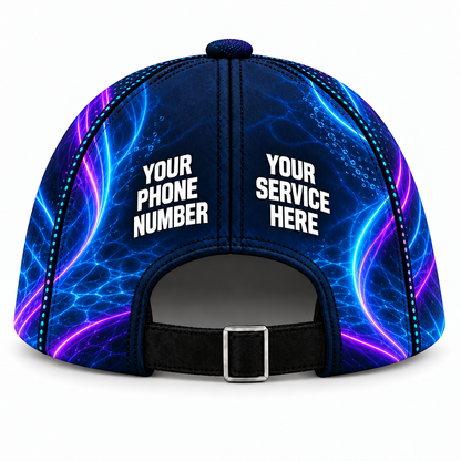 PSN007 personalized cap back product mockup