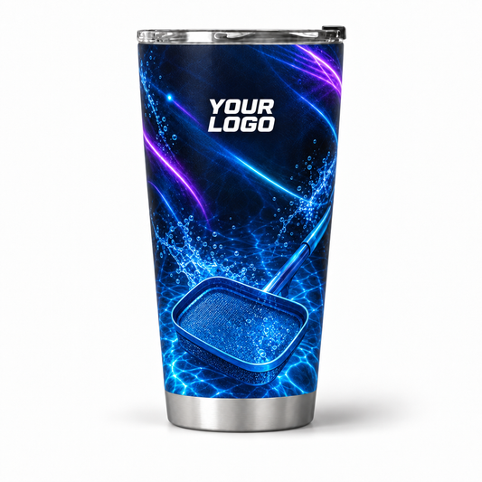 PSN007 personalized tumbler 20oz front product mockup