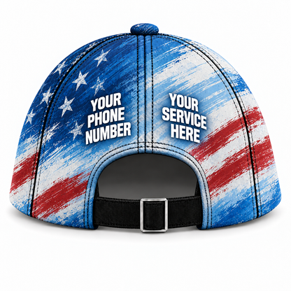 PSN009 personalized cap back product mockup