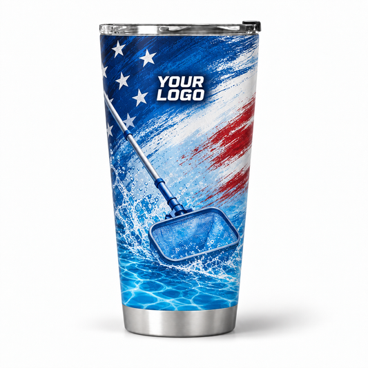 PSN009 personalized tumbler 20oz front product mockup