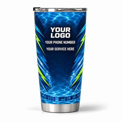 PSN011 personalized tumbler 20oz back product mockup