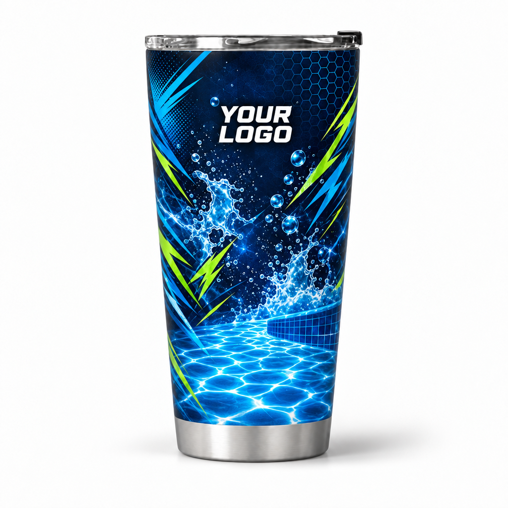 PSN011 personalized tumbler 20oz front product mockup