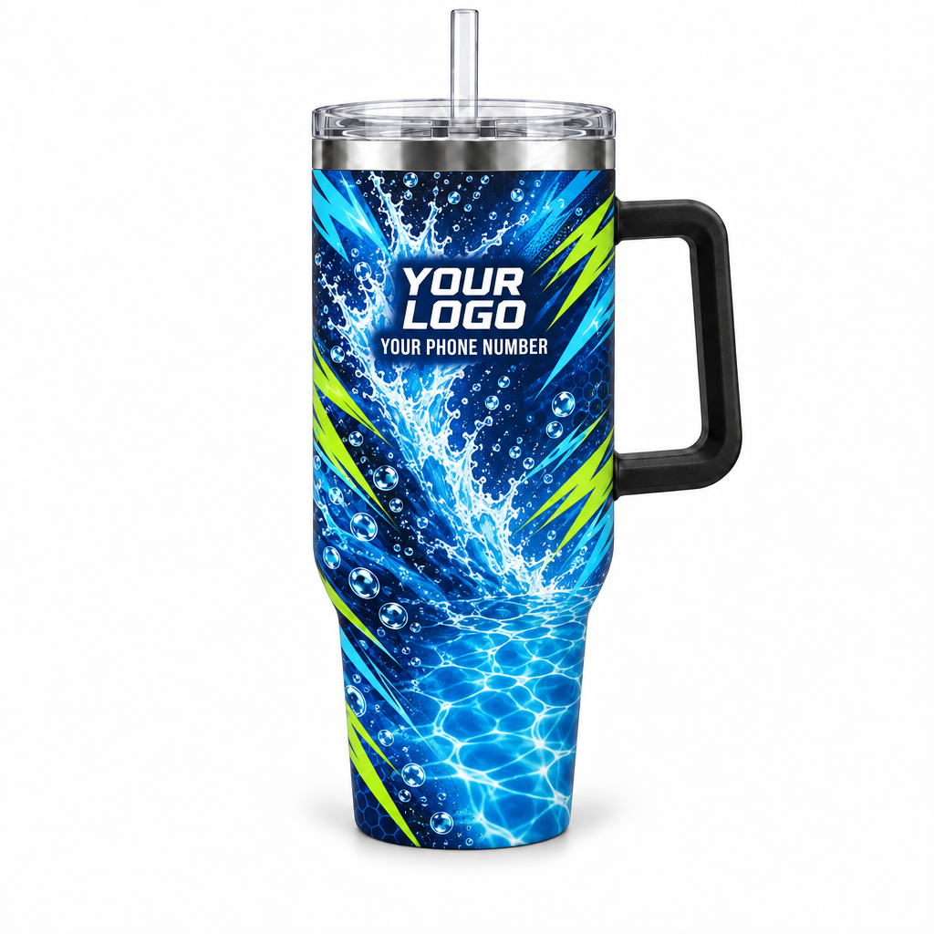 PSN012 personalized tumbler 40oz front product mockup