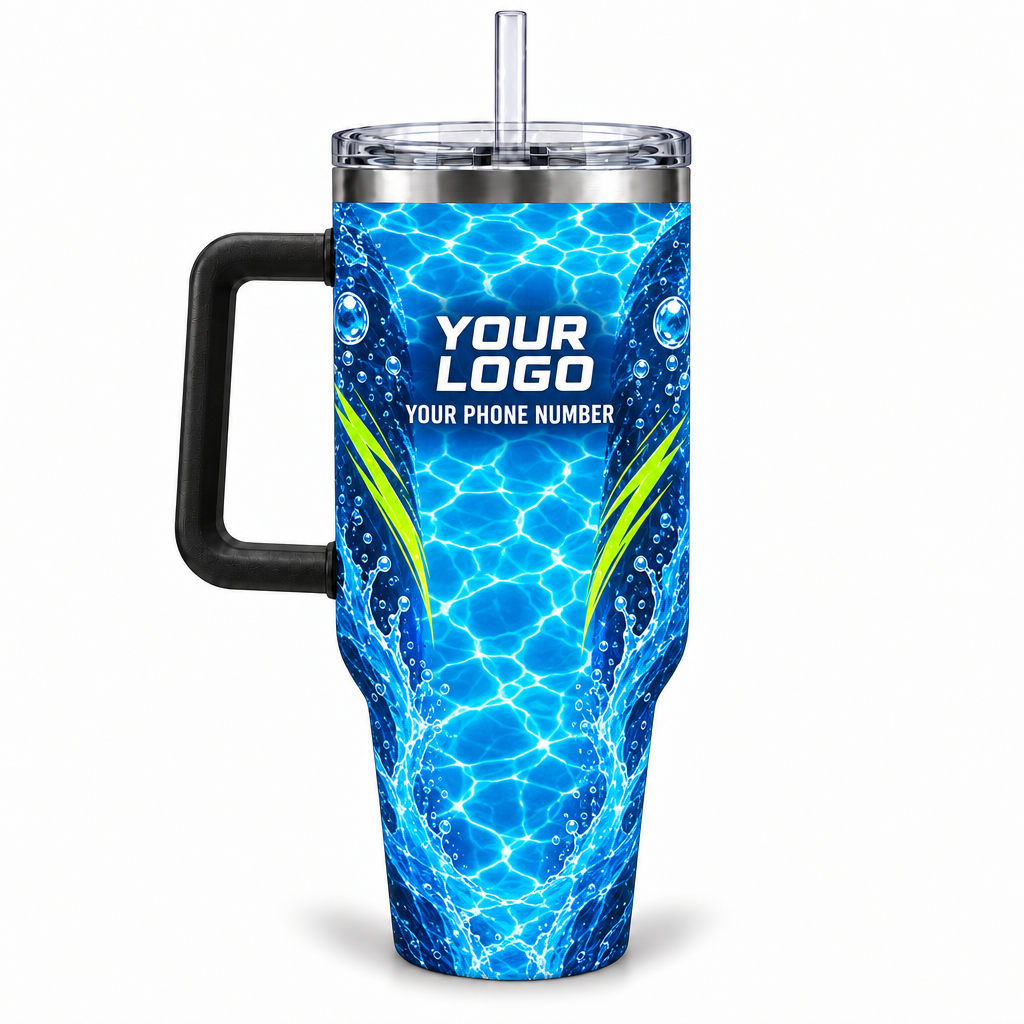 PSN013 personalized tumbler 40oz back product mockup