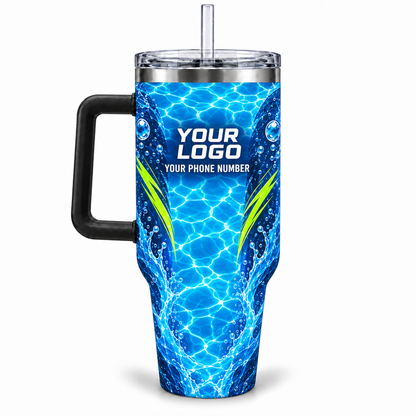PSN013 personalized tumbler 40oz back product mockup