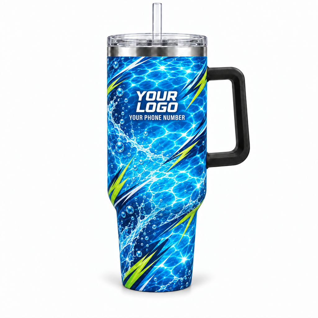 PSN013 personalized tumbler 40oz front product mockup