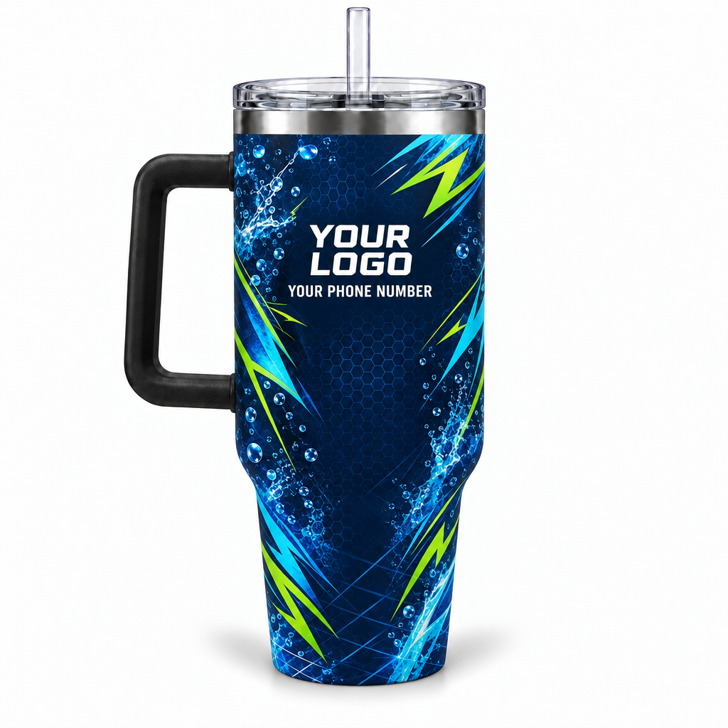 PSN014 personalized tumbler 40oz back product mockup