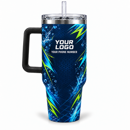 PSN014 personalized tumbler 40oz back product mockup