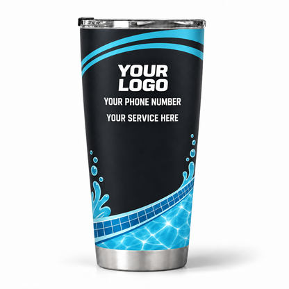 PSN015 personalized tumbler 20oz back product mockup