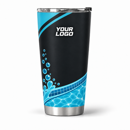 PSN015 personalized tumbler 20oz front product mockup