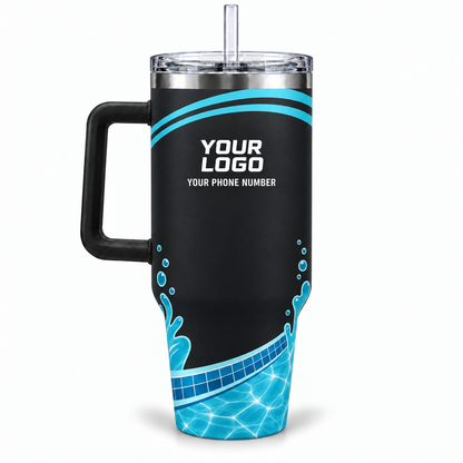 PSN015 personalized tumbler 40oz back product mockup