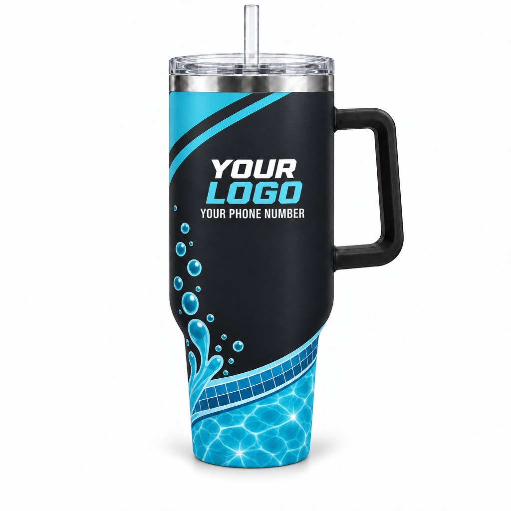 PSN015 personalized tumbler 40oz front product mockup