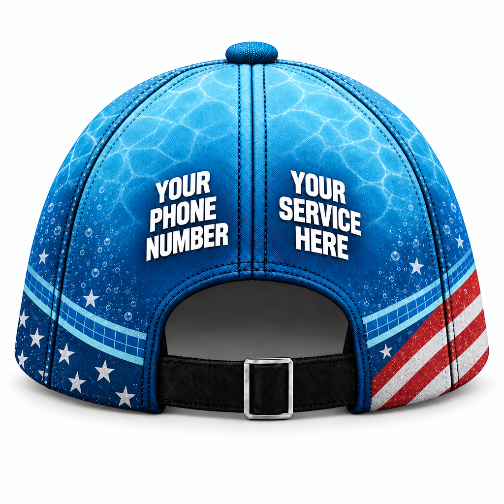 PSN016 personalized cap back product mockup