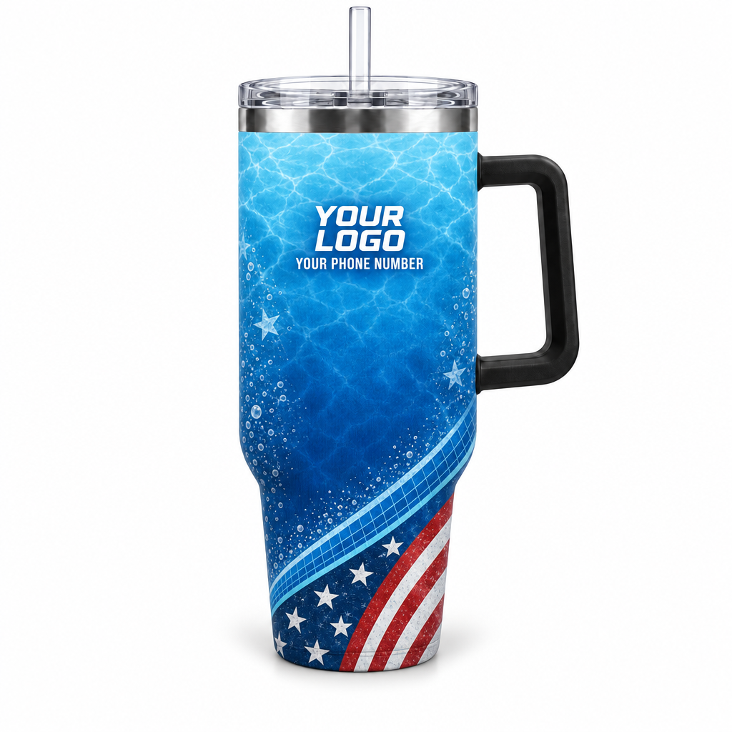 PSN016 personalized tumbler 40oz front product mockup