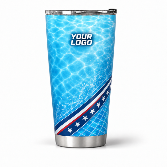 PSN017 personalized tumbler 20oz front product mockup